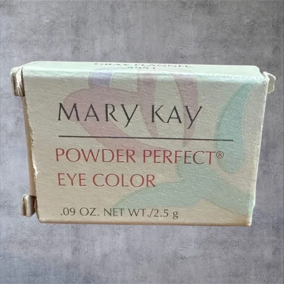 Mary Kay Powder Perfect Eye Color Gray Flannel 5951 Gray Vintage Shadow - Picture 2 of 7